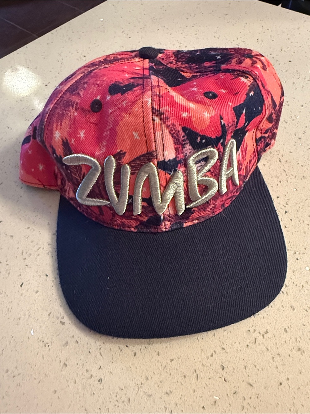 Zumba Fitness Red-Black Snapback Hat